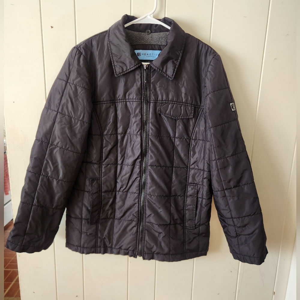 Black Kenneth Cole Reaction Weatherproof Men's Jacket Size L